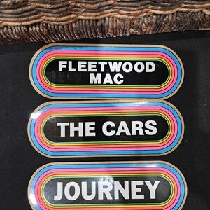 Mint condition! Classic Rock Radio station KLOS 95 1/2 vintage bumper stickers.